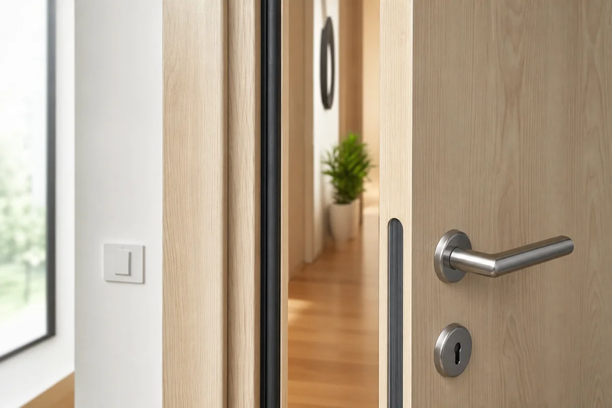 porte isolation phonique interieur