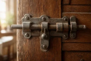 loquet bloque porte