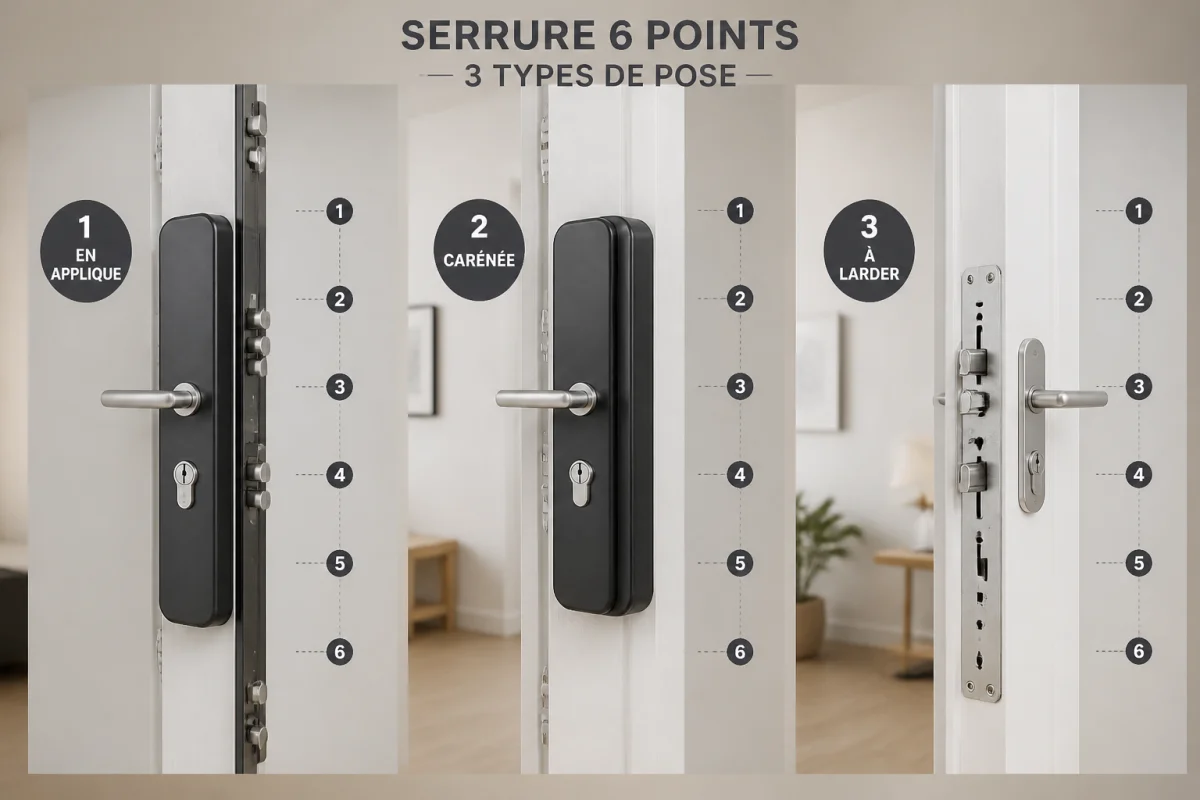 serrure 6 points