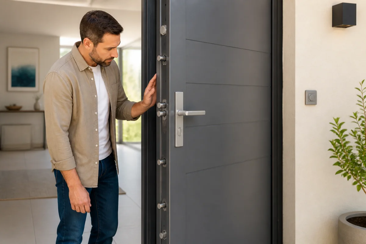 serrure pour porte acier
