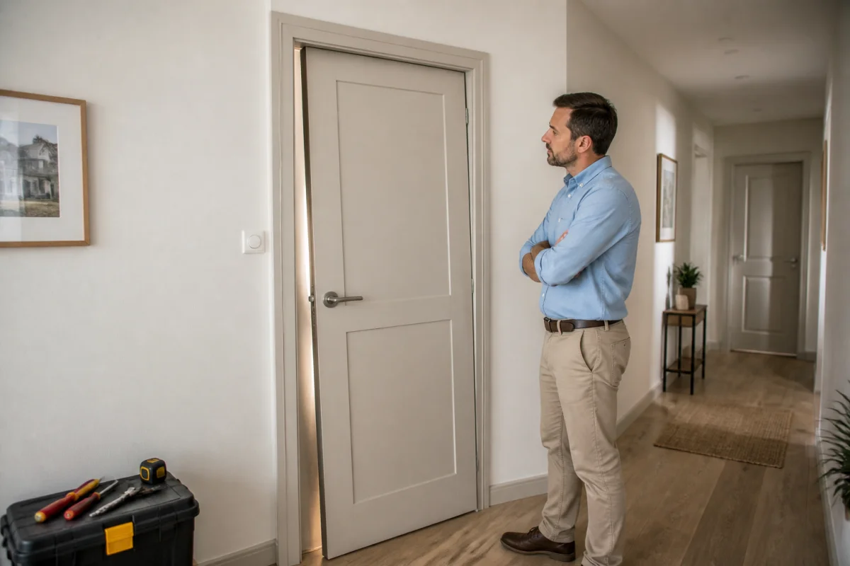 Porte qui ferme mal comment trouver la cause et la corriger