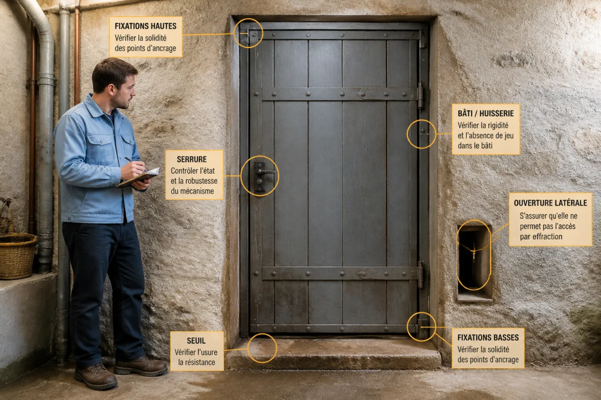 Protéger une cave contre les intrusions